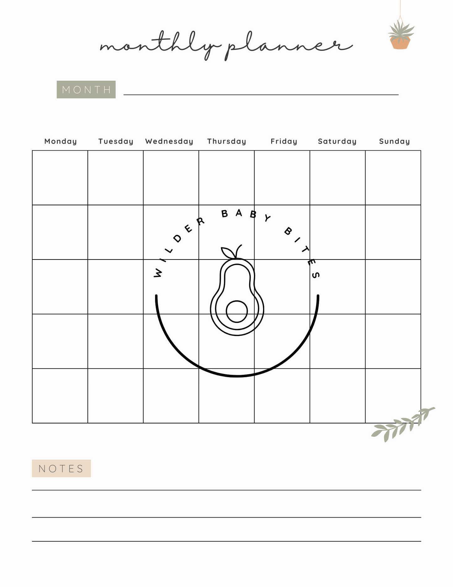 Meal Planning Package
