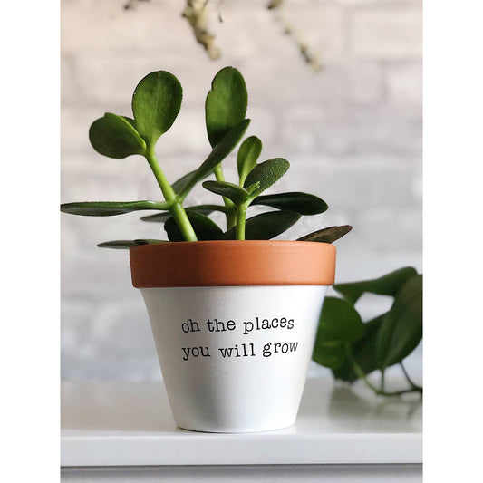Oh the Places You Will Grow Planter