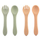 SET OF 2, FORK AND SPOON SETS, SAGE/APRICOT